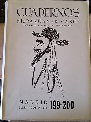 CUADERNOS HISPANOAMERICANOS Nº 199 - 200. JULIO - AGOSTO 1966. HOMENAJE A RAMON DEL VALLE INCLAN.