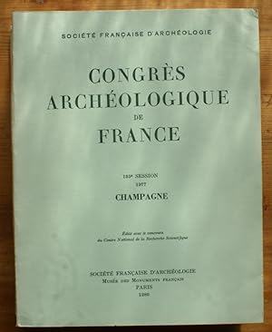 Congrès archéologique de France - 135>e session de 1977 - Champagne