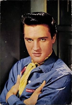 Ansichtskarte / Postkarte Sänger und Schauspieler Elvis Presley, Portrait