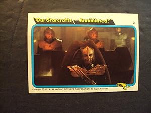 33 Card Set Star Trek Picture Card Series Topps 1979