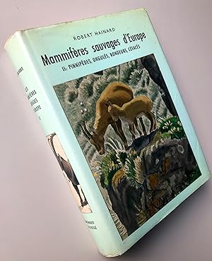 Mammifères sauvages d'Europe Tome 2 Pinnipèdes, ongulés, rongeurs, cétacés, deuxième édition enti...