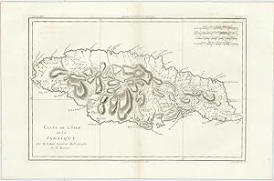 Carte de l'Isle de la Jamaïque [Jamaica]. Par M. Bonne, Ingénieur-Hydrographe de la Marine.