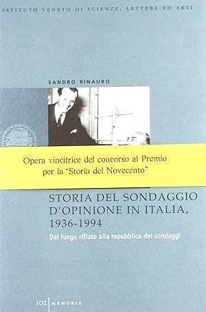 !Autografato Storia del sondaggio d'opinione in Italia, 1936-1994. Dal lungo rifiuto alla Repubbl...