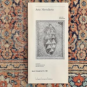 Ana Mendieta: rare exhibition booklet, LA C E, Los Angeles, 1989
