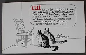 CAT. ( Classic illustrated B&W cartoons, humor & parody)