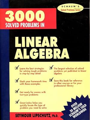 3000 solved problems in linear algebra - Seymour Lipschutz