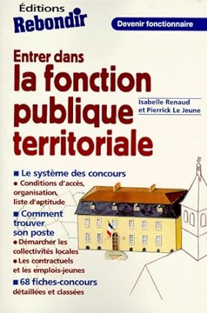 Entrer dans la fonction publique territoriale - Isabelle Renaud