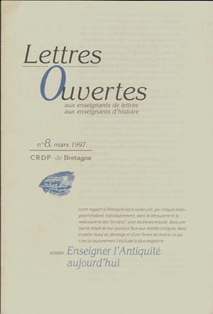 Lettres ouvertes n?8 - Collectif