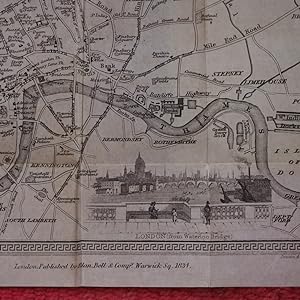 Stranger's Companion through London embellished with a new map beautifully engraved by Dowar. >>M...