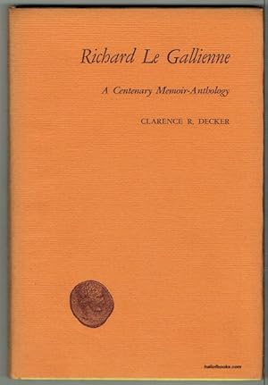 Richard Le Gallienne: A Centenary Memoir-Anthology (signed by Richard Eberhart)