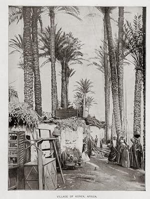 Arab Village of Konek on the Nile in Egypt
