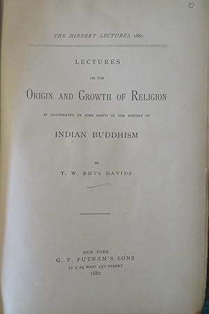 LECTURES ON THE ORIGIN AND GROWTH OF RELIGION AS ILLUSTRATED BY SOME POINTS IN THE HISTORY OF IND...