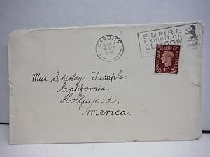 Envelope addressed to Shirley Temple, 1938