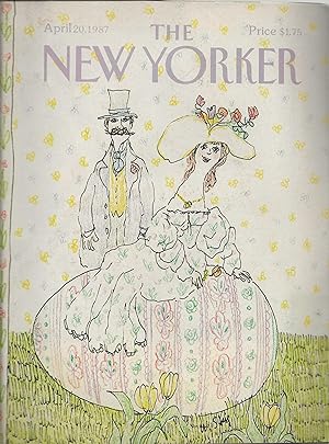 The New Yorker April 20, 1987 William Steig Cover, Complete Magazine