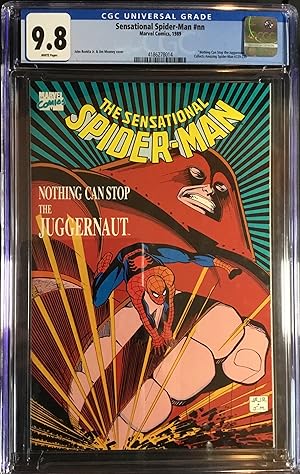 The SENSATIONAL SPIDER-MAN "Nothing Can Stop The Juggernaut" tpb. 1st. - CGC Graded 9.8 (NM/MINT)