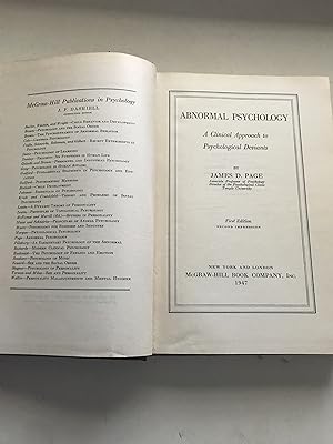 Abnormal Psychology: A Clinical Approach To Psychological Deviants