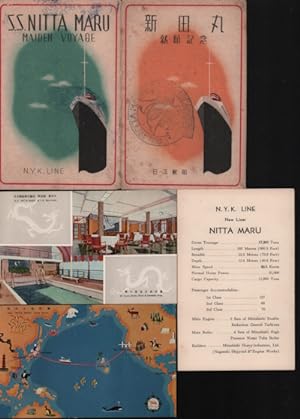            . [Nittamaru sh k  kinen ehagaki]. Maiden Voyage Commemorative Postcards of Nitta Maru.