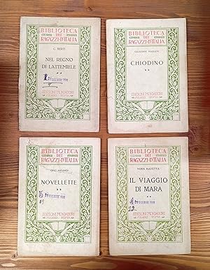 Biblioteca dei Ragazzi d'Italia - lotto di 4 volumi