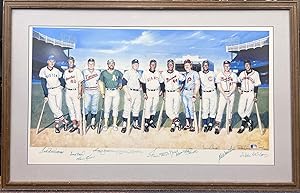 500 Home Run Club Multi-Signed Print