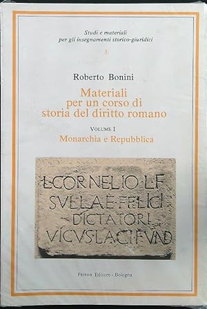 Materiali per un corso di storia del diritto romano 2vv