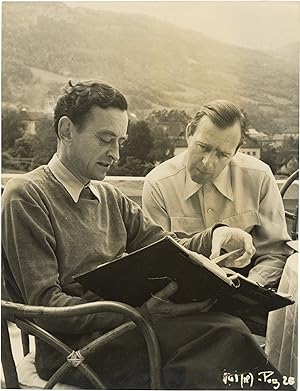 The Passionate Friends (Original photograph of Ronald Neame and David Lean on the set of the 1949...