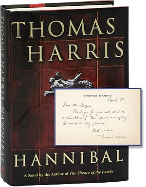Hannibal (First Edition, with Autograph Note Signed laid in)