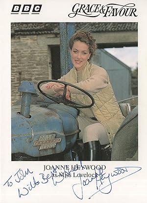 Joanne Heywood as Miss Lovelock Grace & Favour Hand Signed BBC Cast Card