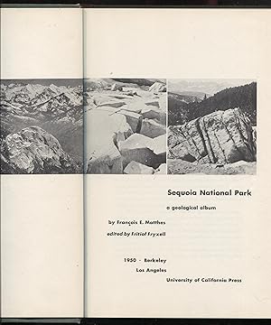 Sequoia National Park a geological album