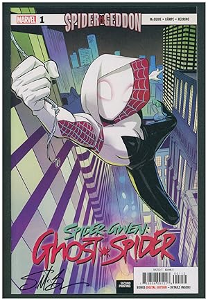 Spider-Gwen: Ghost Spider #1 Second Printing and #3. Signed by Seanan McGuire