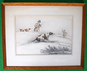 Huntsmen Shooting Drawing By Henry Alken