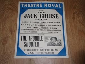 Theatre Royal 4th December, 1955. Stage: The Jack Cruise Show. Screen: The Trouble Shooter with R...