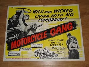 UK Quad Movie Poster: Motorcycle Gang
