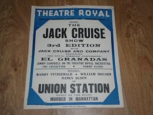 Theatre Royal 18th Dec, 1955, Stage: The Jack Cruise Show 3rd Edition with Jack Cruise and Compan...