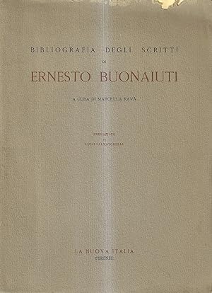 Bibliografia degli scritti di Ernesto Buonaiuti