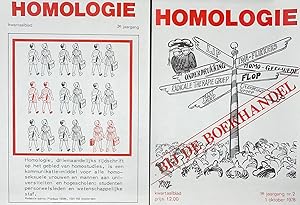 Homologie [two posters advertising the Dutch gay periodical]