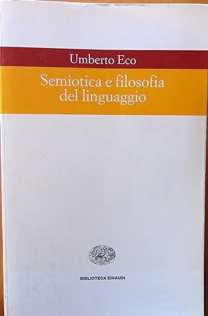 Semiotica e filosofia del linguaggio
