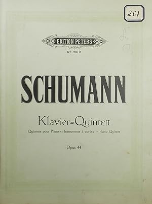 Klavier-Quintett (Piano Quintet), Op.44, Piano Score and Parts