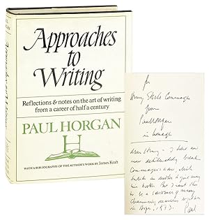 Approaches to Writing [Inscribed and Signed to Henry Steele Commager]