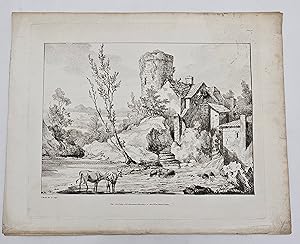 Five etchings of rural scenes.