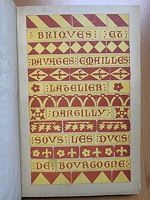 Briques & Pavages émaillés - L'atelier d'Argilly sous les Ducs de Bourgogne