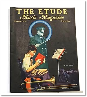 The Etude Music Magazine. September 1932. The Spirit of Sousa. Cover by Renninger