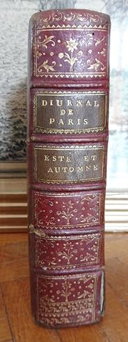 Diurnal de Paris latin-françois. Este et automne