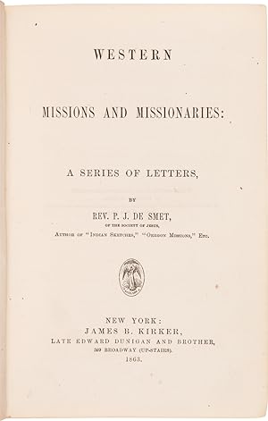 WESTERN MISSIONS AND MISSIONARIES: A SERIES OF LETTERS.