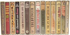 Complete James Bond First Editions in Facsimile. Comprising Casino Royale, Live and Let Die, Moon...