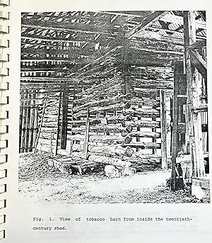 The Log Tobacco barn at Calvert Cliffs, Calvert County, Maryland