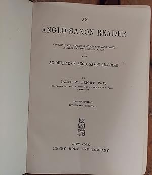 An Anglo Saxon Reader (Bright's Anglo-Saxon Reader)