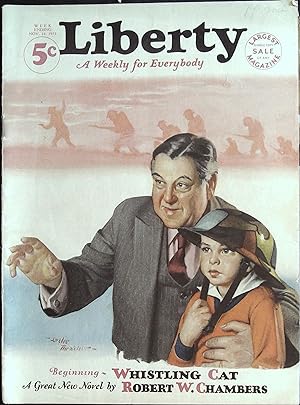 Liberty Magazine November 14, 1931 Leslie Thrasher Cover, Robert W. Chambers
