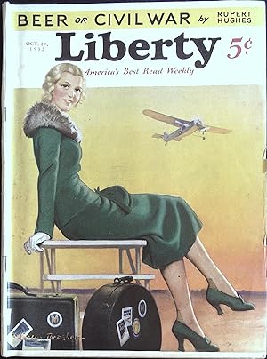 Liberty Magazine October 29, 1932 Leslie Thrasher Cover, Dr. Seuss!