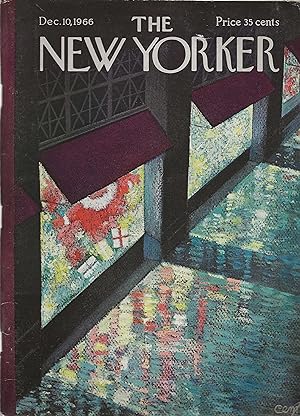 The New Yorker December 10, 1966 Charles Martin Cover, Complete Magazine