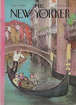 The New Yorker June 25, 1966 Charles Saxon Cover, Complete Magazine